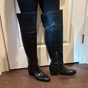 Frye Black Over the Knee Boots 9.5M Like New